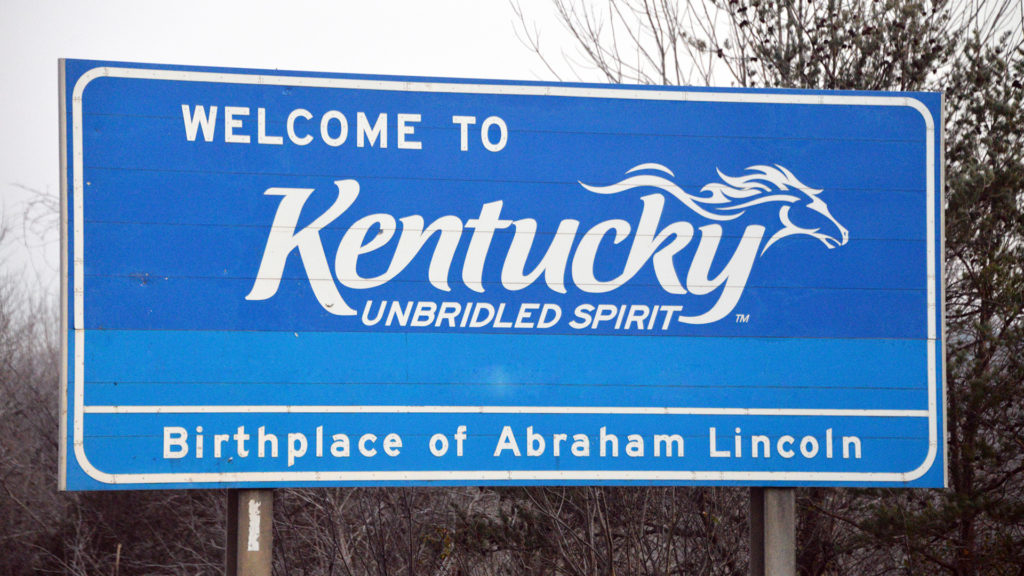 Ky State Sign Kentucky State Border Sign – Berean Bible Society